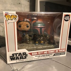 Funko Pop! Moment: The Mandalorian-Boba Fett & Fennec Shand